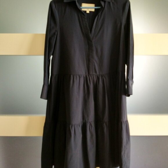 Brochu Walker Dark Navy Long sleeved Mini Dress - Picture 8 of 8